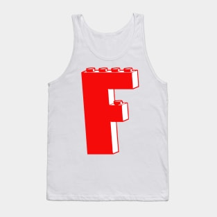 THE LETTER F, Customize My Minifig Tank Top